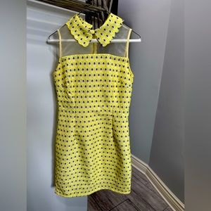 Mini Yellow Italian Summer Dress